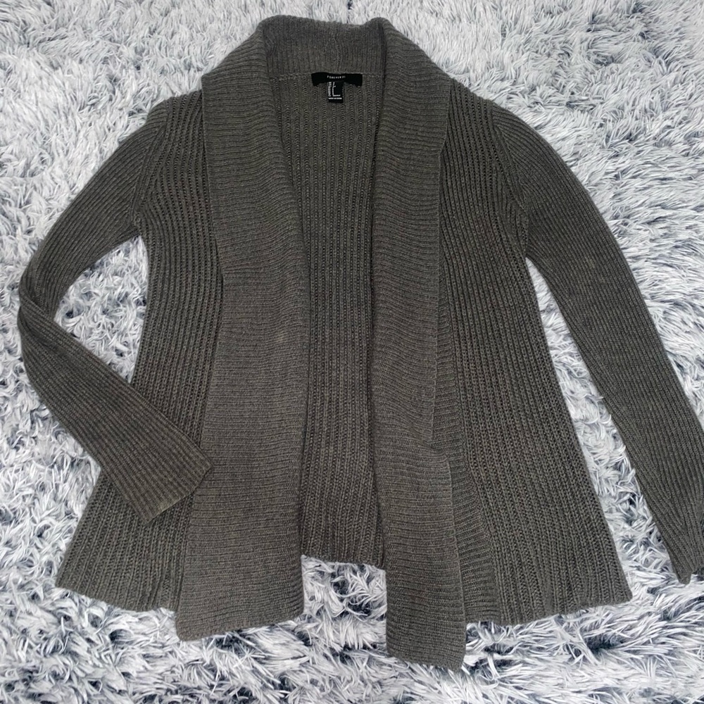 Forever 21 Gray Women's Cardigan